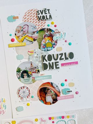 Kouzlo dne ⭐️Veselé inspo od @queen_art91 už letí k tobě. Ulož si a tvoř! ✂️ . . . #paperoamo #scrapbooking #papirnictvi...